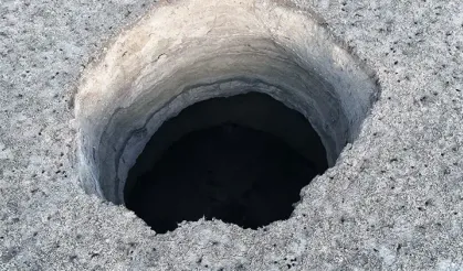Konya'nın Karapınar İlçesinde Yeni Obruk Oluştu